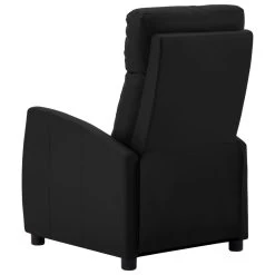 VidaXL Fauteuil Verstelbaar Kunstleer Zwart 9 VidaXL Fauteuil Verstelbaar Kunstleer Zwart -Buitenmeubelen Verkoop 1000041959 0103