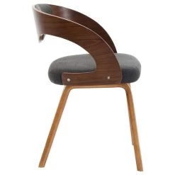 VidaXL Eetkamerstoelen 2 St Gebogen Hout En Stof Donkergrijs 9 VidaXL Eetkamerstoelen 2 St Gebogen Hout En Stof Donkergrijs -Buitenmeubelen Verkoop 1000053678 0103