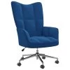 VidaXL Relaxstoel Fluweel Blauw -Buitenmeubelen Verkoop 1000054686