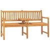 VidaXL Tuinbank Met Tafel 3-zits 150 Cm Massief Teakhout -Buitenmeubelen Verkoop 1000056480