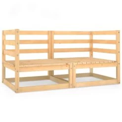 VidaXL Tuinbank 2-zits Massief Grenenhout