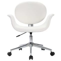 VidaXL Eetkamerstoelen Draaibaar 2 St Kunstleer Wit 8 VidaXL Eetkamerstoelen Draaibaar 2 St Kunstleer Wit -Buitenmeubelen Verkoop 1000060879 0102