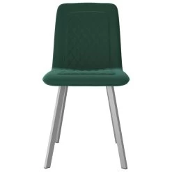 VidaXL Eetkamerstoelen 2 St Fluweel Groen -Buitenmeubelen Verkoop 1000062409 0102