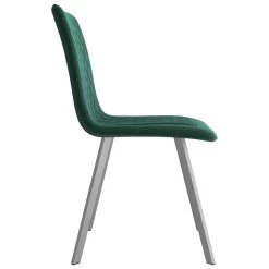 VidaXL Eetkamerstoelen 2 St Fluweel Groen -Buitenmeubelen Verkoop 1000062409 0103