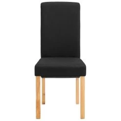 VidaXL Eetkamerstoelen 2 St Stof Zwart -Buitenmeubelen Verkoop 1000062426 0103