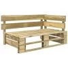 VidaXL Tuinhoekbank Pallet Hout -Buitenmeubelen Verkoop 1000084649