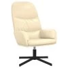 VidaXL Relaxstoel Kunstleer Crèmewit 2 VidaXL Relaxstoel Kunstleer Crèmewit -Buitenmeubelen Verkoop 1000095973