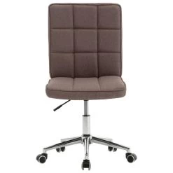 VidaXL Eetkamerstoelen Draaibaar 2 St Stof Taupe -Buitenmeubelen Verkoop 1153346638 0103