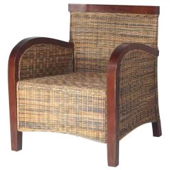 VidaXL Fauteuil Handgeweven Rattan -Buitenmeubelen Verkoop 12e6f6f7817f4a45a4995bd5b17b78bd