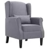 VidaXL Fauteuil Stof Donkergrijs Armstoel Stoel Fauteuils Leunstoel Zitstoel -Buitenmeubelen Verkoop 1317396322