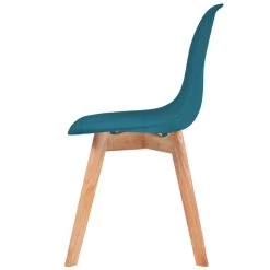 VidaXL Eetkamerstoelen 2 St Kunststof Turquoise -Buitenmeubelen Verkoop 1419595719 0103
