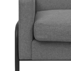 VidaXL Fauteuil Staal En Stof Lichtgrijs 9 VidaXL Fauteuil Staal En Stof Lichtgrijs -Buitenmeubelen Verkoop 1441714918 0103