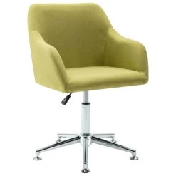 VidaXL Eetkamerstoelen Draaibaar 2 St Stof Groen -Buitenmeubelen Verkoop 148157d5736847ae9b1e0da17c193d01