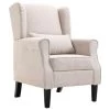 VidaXL Fauteuil Stof Beige 1 VidaXL Fauteuil Stof Beige -Buitenmeubelen Verkoop 1592792164