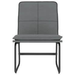 VidaXL Loungestoel 54x75x76 Cm Kunstleer Grijs -Buitenmeubelen Verkoop 176fd91ad96842018379753c928a5dd9