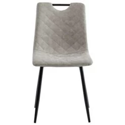 VidaXL Eetkamerstoelen 2 St Kunstleer Lichtgrijs -Buitenmeubelen Verkoop 1771733532 0102