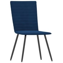 VidaXL Eetkamerstoelen 2 St Fluweel Blauw 8 VidaXL Eetkamerstoelen 2 St Fluweel Blauw -Buitenmeubelen Verkoop 1789908605 0102
