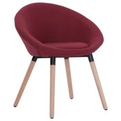 VidaXL Eetkamerstoelen 2 St Stof Wijnrood -Buitenmeubelen Verkoop 1936857139 0102