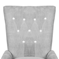 VidaXL Fauteuil Fluweel Zilverkleurig -Buitenmeubelen Verkoop 2a6fdf403eca4be68d1bdb0939a017fc