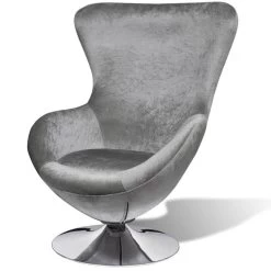 VidaXL Fauteuil Eivormig Zilver -Buitenmeubelen Verkoop 2c6cf561af6c4ce2ab32897aa02c4ddd