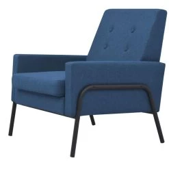 VidaXL Fauteuil Staal En Stof Blauw 8 VidaXL Fauteuil Staal En Stof Blauw -Buitenmeubelen Verkoop 38ba780416184b8e8ff86a05bbb02dfe