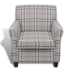 VidaXL Fauteuil Met Kussen Stof Crème -Buitenmeubelen Verkoop 3ace091da0b2481fbc771d501692a9bb