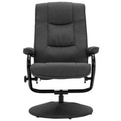 VidaXL Fauteuil Verstelbaar Met Voetenbankje Stof Donkergrijs 9 VidaXL Fauteuil Verstelbaar Met Voetenbankje Stof Donkergrijs -Buitenmeubelen Verkoop 50f1a56aa5464da881db44ee1c2103fc