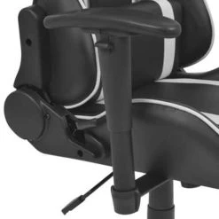 VidaXL Bureau-/gamestoel Verstelbaar Kunstleer Wit -Buitenmeubelen Verkoop 5915f880894b4169929ef42da7e2f938