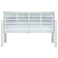 VidaXL Tuinbank Hout-look 120 Cm HDPE Wit -Buitenmeubelen Verkoop 5fc567e44c4148779b2771e1a579225e