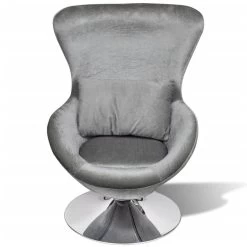 VidaXL Fauteuil Eivormig Zilver -Buitenmeubelen Verkoop 5ff2e3c581fc4de1a5f09c8048678707