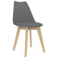 VidaXL Eetkamerstoelen 2 St Kunststof Grijs -Buitenmeubelen Verkoop 63de53abd95e423e8dc80ddf5fe0332d