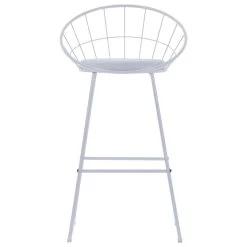 VidaXL Barstoelen 2 St Kunstleer Wit -Buitenmeubelen Verkoop 6a7e6d6be6f9406d974d3d6d366c78fa