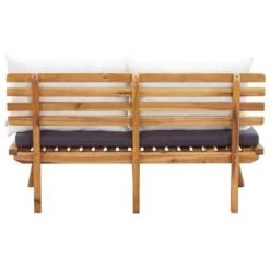 VidaXL Tuinbank Met Kussens 115 Cm Massief Acaciahout -Buitenmeubelen Verkoop 6ca6be32d3bc4b7daf4e334386855916