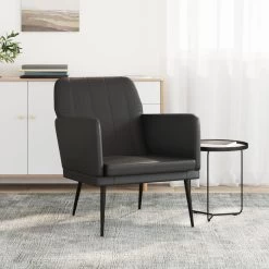 VidaXL Fauteuil 61x78x80 Cm Kunstleer Zwart -Buitenmeubelen Verkoop 729e61ad866d4f29a02c6926ebdb18ce