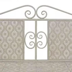 VidaXL Tuinbank 115 Cm Staal Grijs -Buitenmeubelen Verkoop 76b630aa634d489d8fc9bd32f4f6a5bd