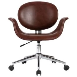 VidaXL Eetkamerstoelen Draaibaar 2 St Kunstleer Bruin -Buitenmeubelen Verkoop 8d79f8723f6346d7ac63d6adfeee4466