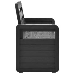 VidaXL Tuinopbergbank 132,5 Cm Kunststof Antraciet -Buitenmeubelen Verkoop a09526dcf19e49548377d33d48c1ee72