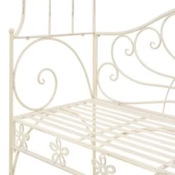 VidaXL Tuinbank 122 Cm Ijzer Antiekwit -Buitenmeubelen Verkoop a73759878cdd4adba37682b2df7f20fe