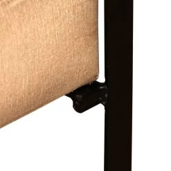 VidaXL Loungestoel Echt Geitenleer En Canvas Bruin -Buitenmeubelen Verkoop ae14fa996cd147c4b43db4d423e242fc