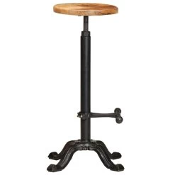 VidaXL Barstoelen 2 St Massief Mangohout -Buitenmeubelen Verkoop b50fdf15320c4ff38b48f93f497195db