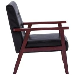 VidaXL Fauteuil Kunstleer Zwart -Buitenmeubelen Verkoop b86b303c22a649d7bf7b1eeb12f5544e