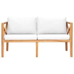 VidaXL Tuinbank Met Crèmekleurige Kussens Massief Teakhout 7 VidaXL Tuinbank Met Crèmekleurige Kussens Massief Teakhout -Buitenmeubelen Verkoop bd11b3a64d694b3eabf3e49df8346d18