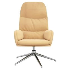VidaXL Relaxstoel Kunstsuède Crèmewit 8 VidaXL Relaxstoel Kunstsuède Crèmewit -Buitenmeubelen Verkoop cb15f7ded0f244de8aa800eec4978124