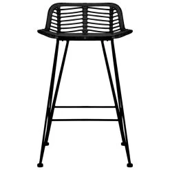 VidaXL Barstoelen 2 St Rattan Zwart -Buitenmeubelen Verkoop ce425c4bad9c42a889c5533cfeed5207