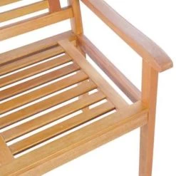 VidaXL Driezits Tuinbank 150 Cm Massief Eucalyptushout 9 VidaXL Driezits Tuinbank 150 Cm Massief Eucalyptushout -Buitenmeubelen Verkoop d2fac72dd88a456682cffb00e4bb7dc3