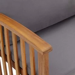 VidaXL Tuinbank Met Kussens 119 Cm Massief Acaciahout -Buitenmeubelen Verkoop e48befbe8355466288d0a9584d0bbc46