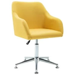 VidaXL Eetkamerstoelen Draaibaar 2 St Stof Geel 9 VidaXL Eetkamerstoelen Draaibaar 2 St Stof Geel -Buitenmeubelen Verkoop e83f81d8585f4ea89653edfb5d593525