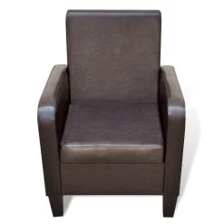 VidaXL Fauteuil Kunstleer Bruin -Buitenmeubelen Verkoop f23b5124011b41b185ed3345fa6088e5