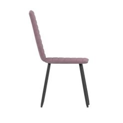 VidaXL Eetkamerstoelen 2 St Fluweel Roze -Buitenmeubelen Verkoop f7c3c3afb2f648d4b08253d5da9ea3dc